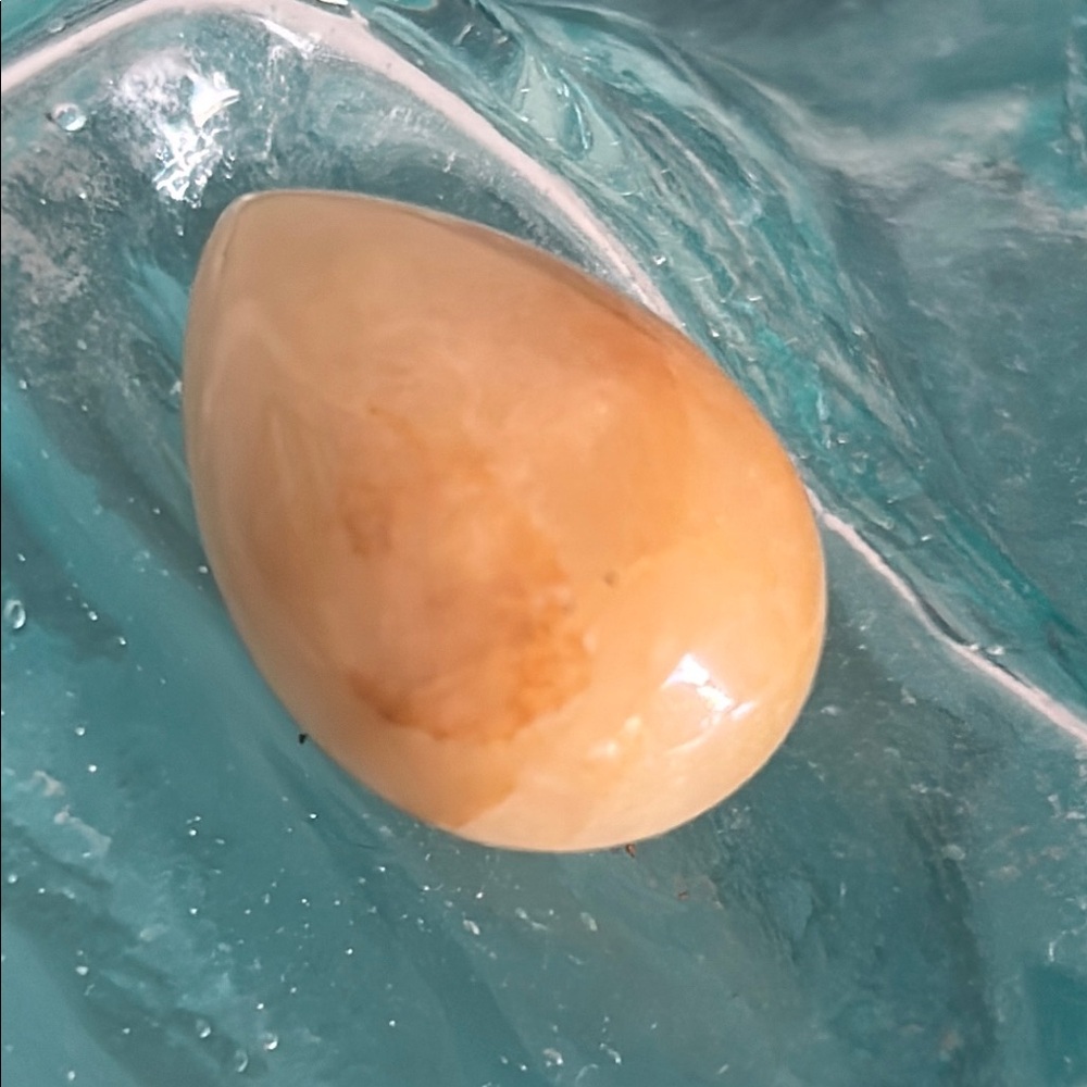 New Cabochon Agate Teardrop Loose Gemstone